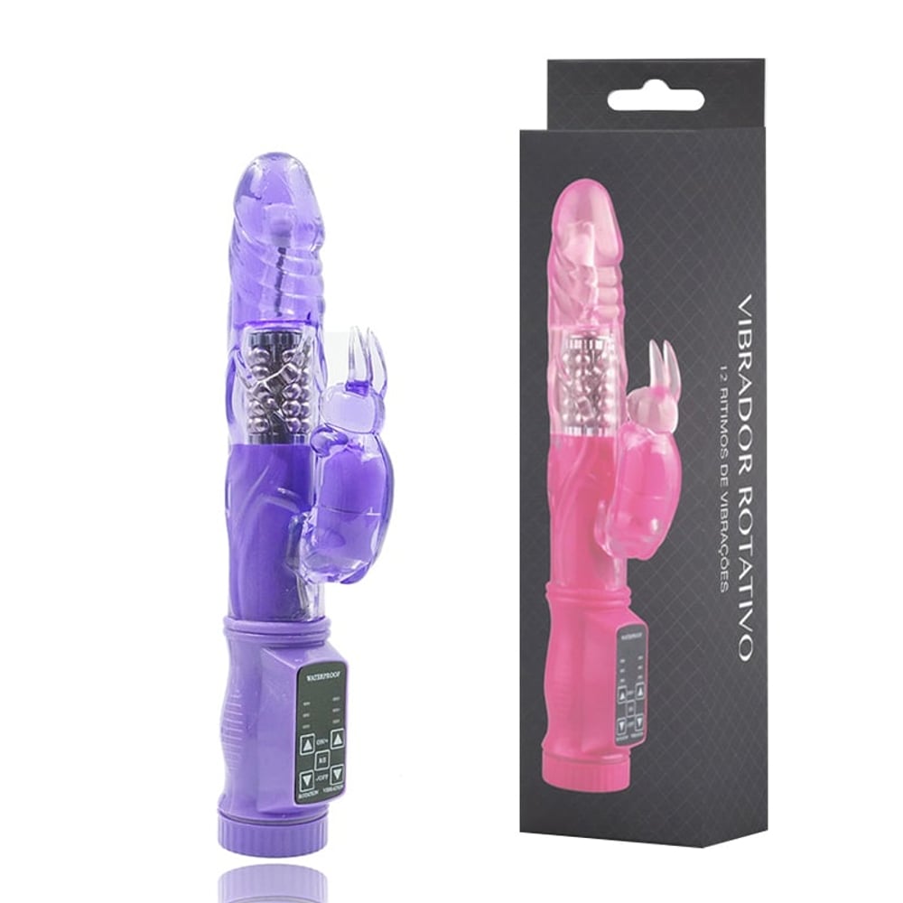 Vibrador Rabbit Rotativo 12 Vibraçoes - Imagem 5