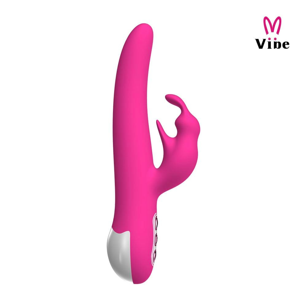 Vibrador Rabbit Rotativo Hammy Com Estimulador Clitoriano 7 Vibrações Vibe Toys - Imagem 6