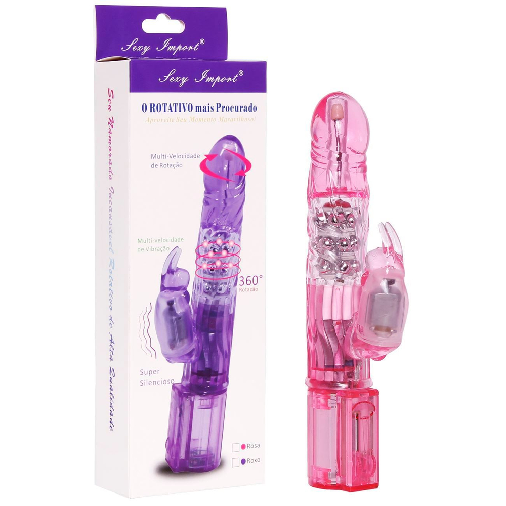 Vibrador Rotativo Rabbit Com Controle De Velocidade - Imagem 4