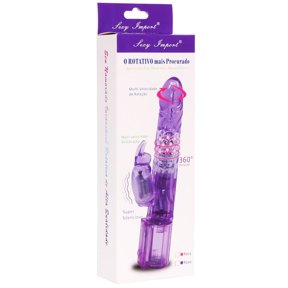Vibrador Rotativo Rabbit Com Controle De Velocidade - Imagem 6