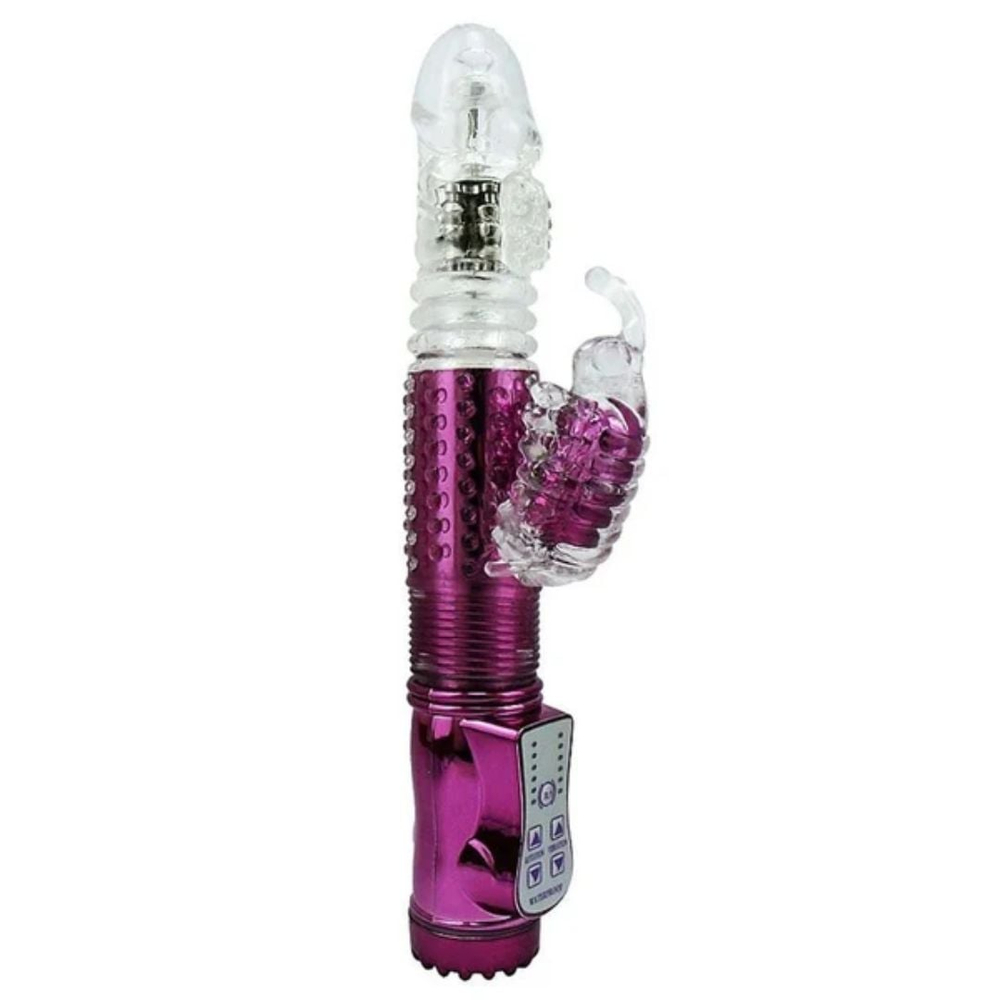 Vibrador Rotativo Vai E Vem Recarregavel 8 Tipos De Vibraçao - Imagem 4