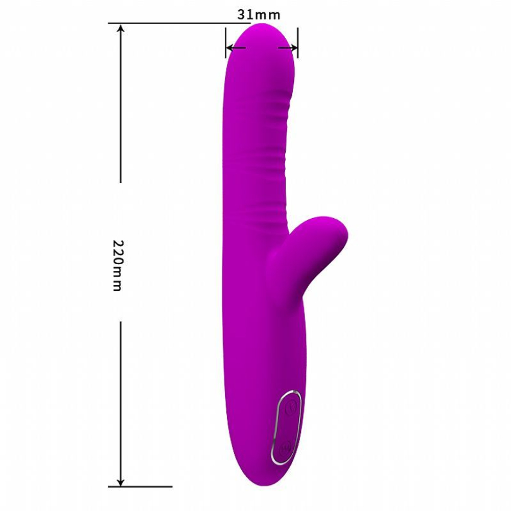 Vibrador Sensual Pleasure Angelique Ponto G Pretty Love - Imagem 6