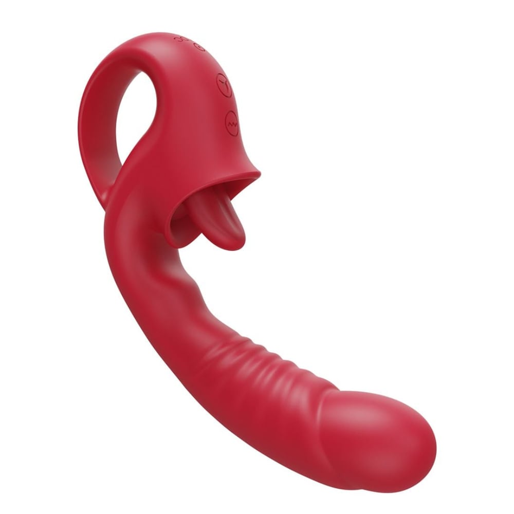 Vibrador Sexy Tongue Com Língua Estimuladora E 10 Vibrações Vibe Toys - Imagem 5