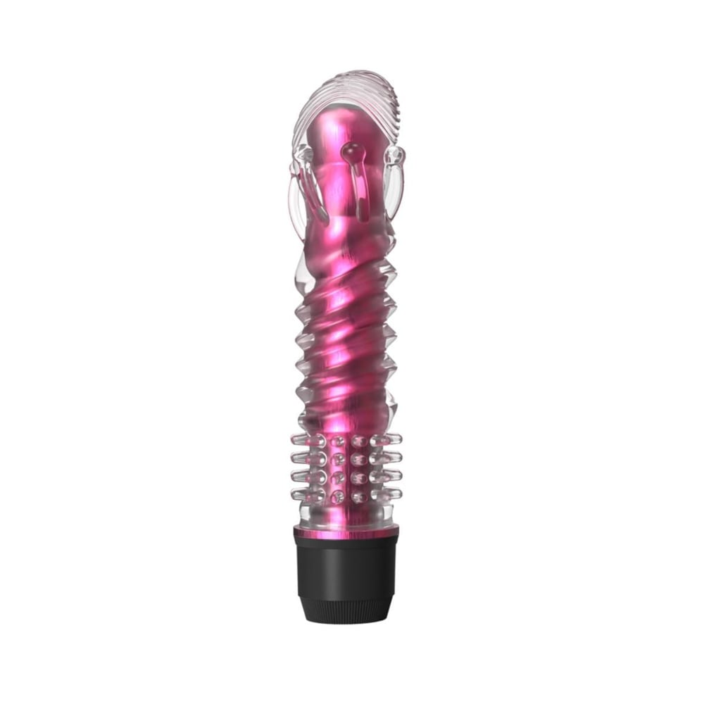 Vibrador Translúcido Com Relevos Estimuladores Vibe Toys - Imagem 2