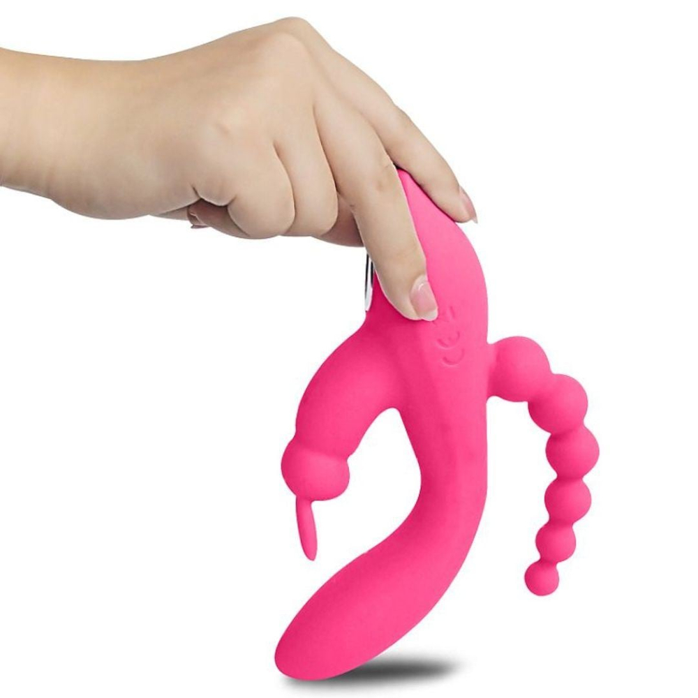 Vibrador Tripla Estimulação 7 Vibrações Oley Vibe Toys - Imagem 5