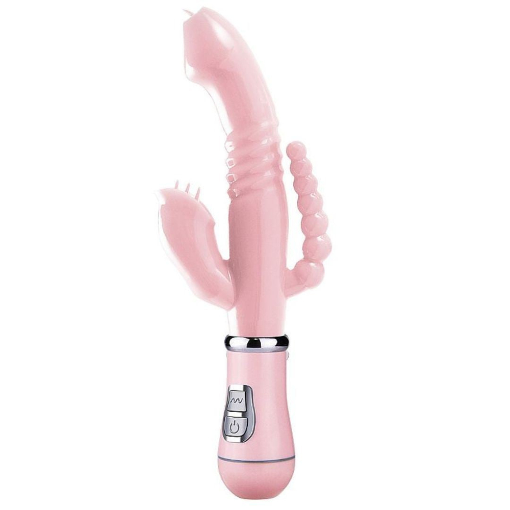Vibrador Tripla Estimulação Com Língua 12 Vibrações Vibe Toys - Imagem 5