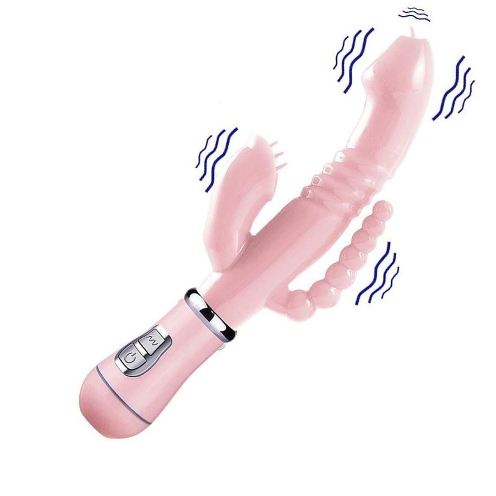 Vibrador Tripla Estimulação Com Língua 12 Vibrações Vibe Toys - Imagem 6