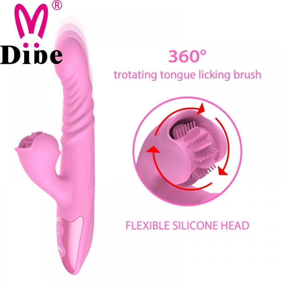 Vibrador Vai E Vem Com Estimulador Clitoriano Sex Massager - Imagem 5