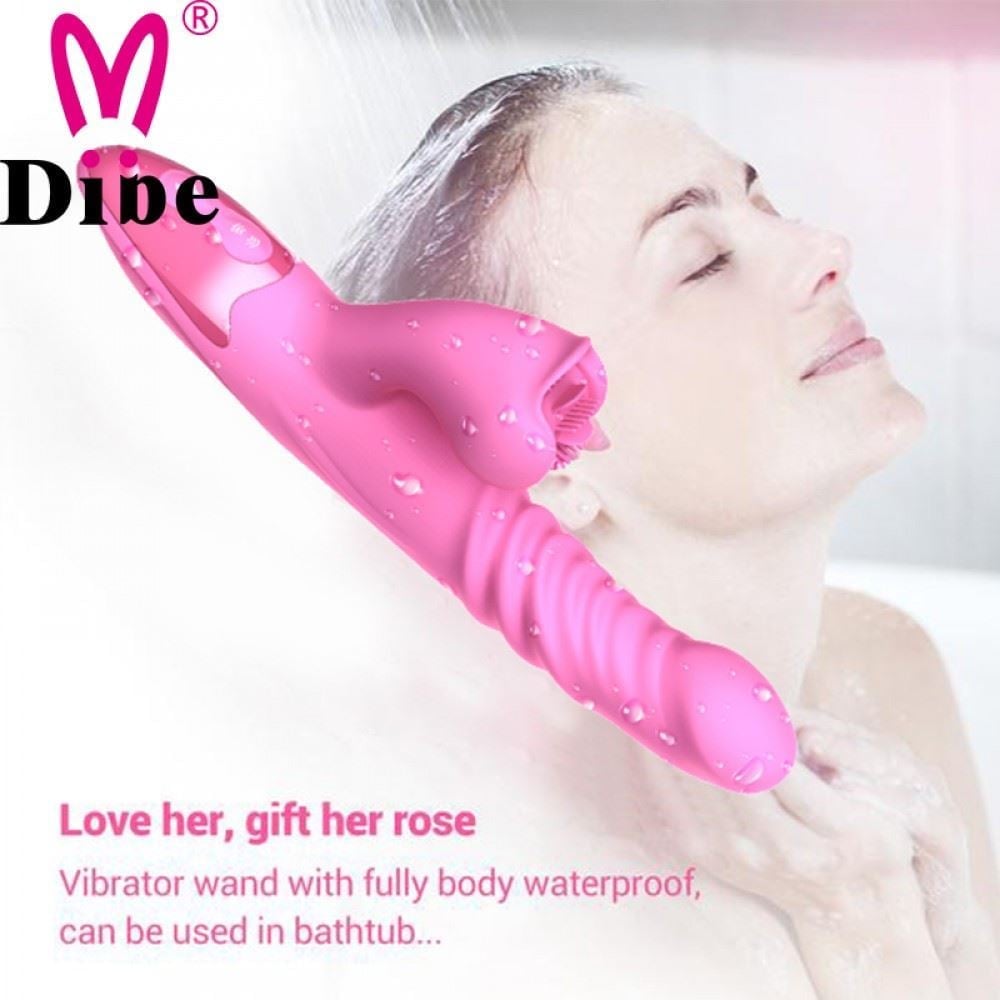 Vibrador Vai E Vem Com Estimulador Clitoriano Sex Massager - Imagem 6
