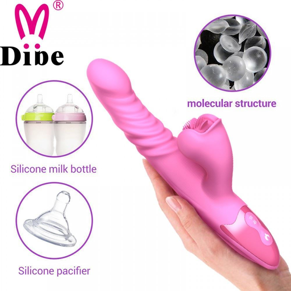 Vibrador Vai E Vem Com Estimulador Clitoriano Sex Massager - Imagem 8