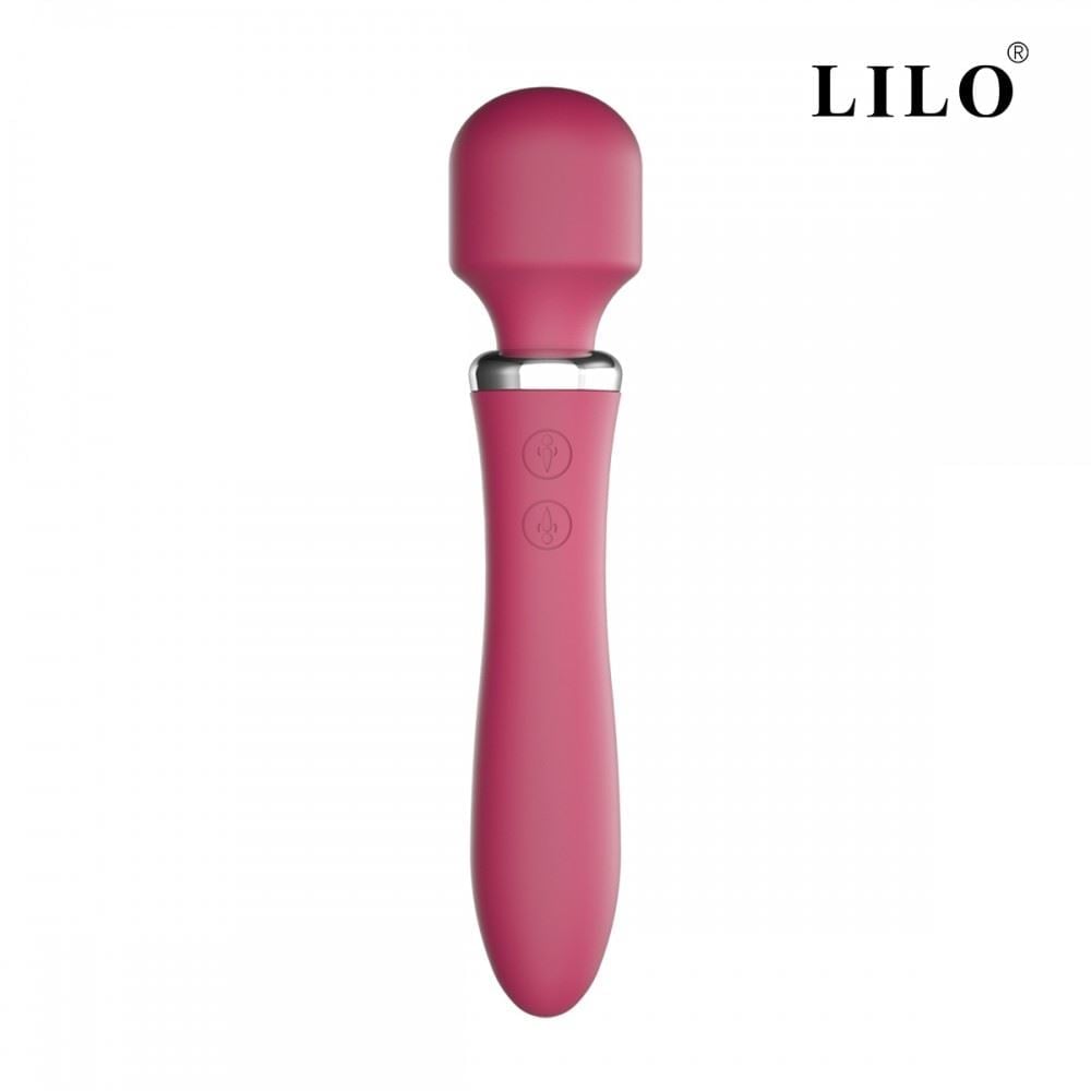Vibrador Varinha Mágica Dupla 10 Modos De Vibrações Lilo - Imagem 3