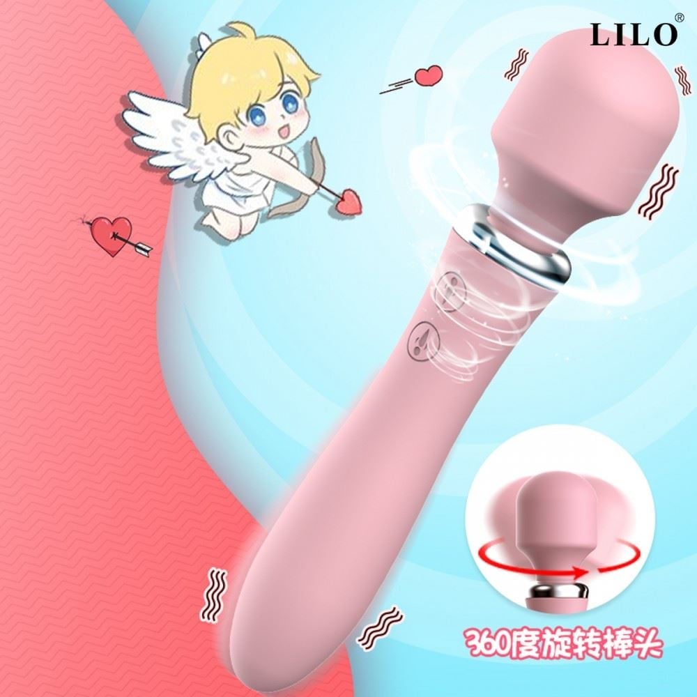 Vibrador Varinha Mágica Dupla 10 Modos De Vibrações Lilo - Imagem 6