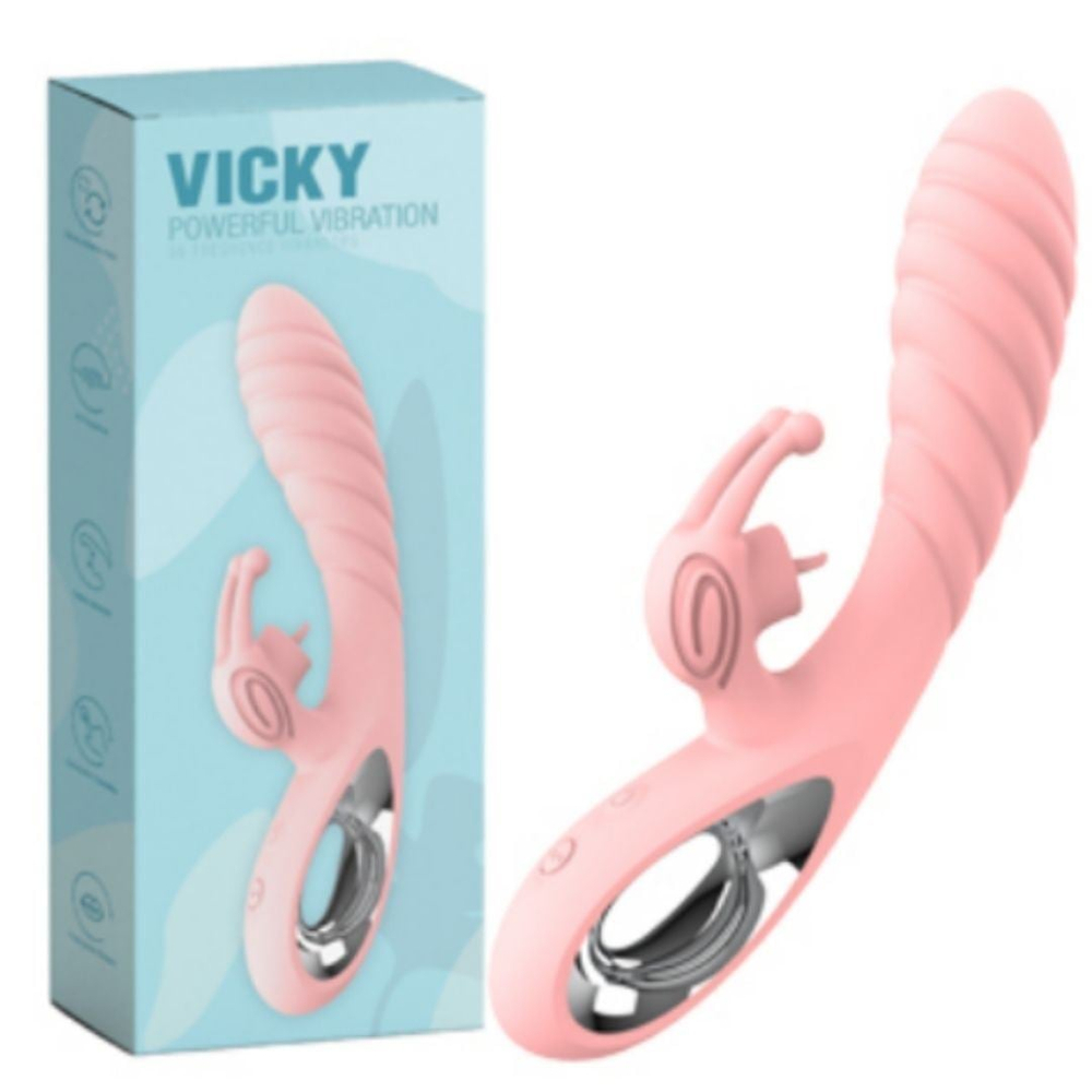Vibrador Vicky Rabbit Powerful 36 Modos De Vibração Vibe Toys - Imagem 6