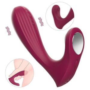 Vibrador Whale Duplo Silicone 9 Modos De Vibração Shande