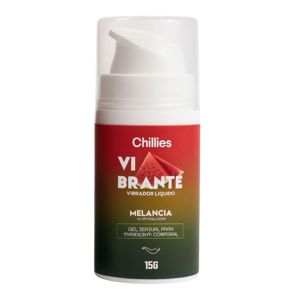 Vibrante Gel Vibrador Líquido Para Massagem 15G Chillies - Imagem 3