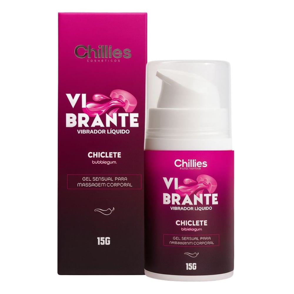 Vibrante Gel Vibrador Líquido Para Massagem 15G Chillies - Imagem 8