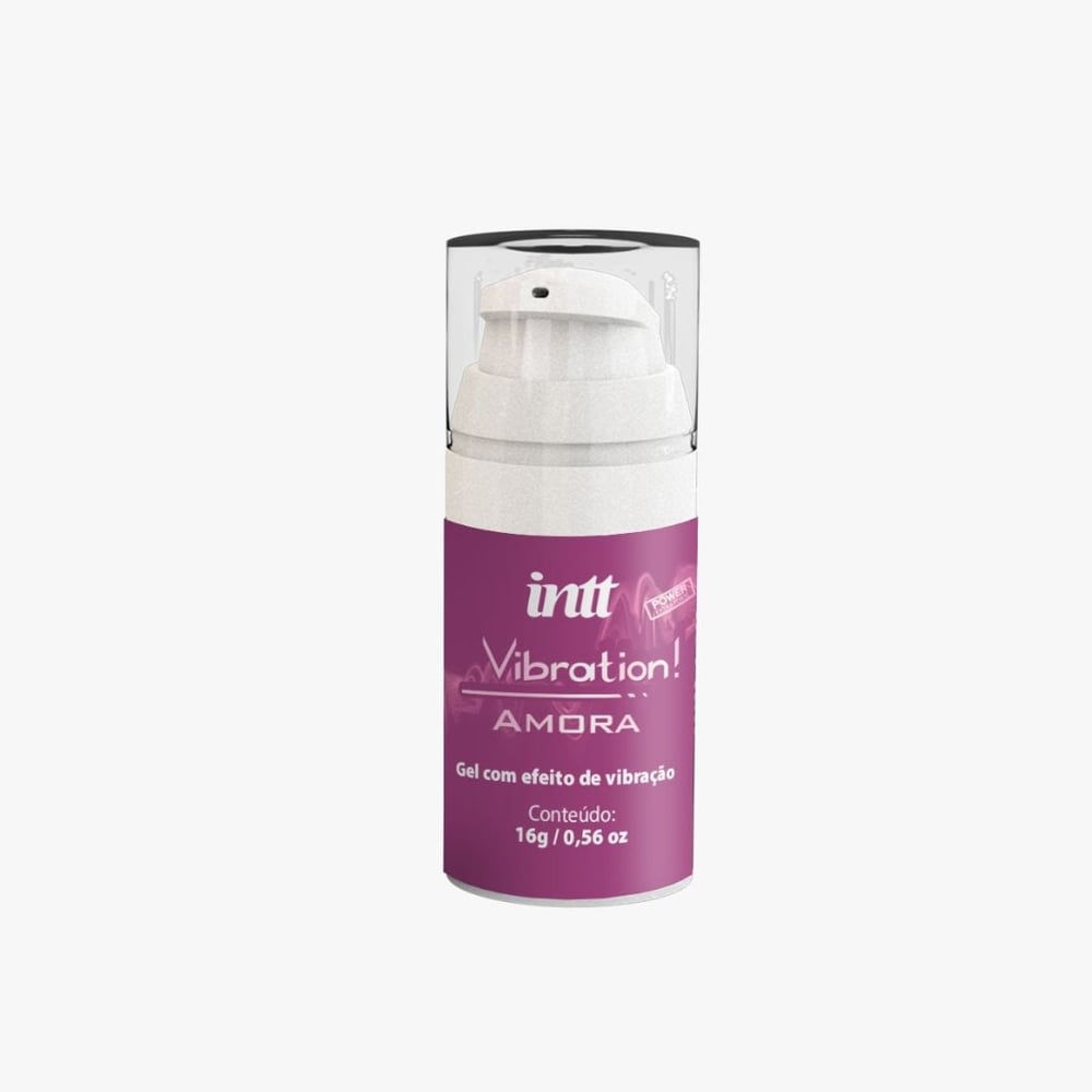 Vibration Amora Gel Para Massagem Efeito Vibração Extra Forte 16G Intt - Imagem 3