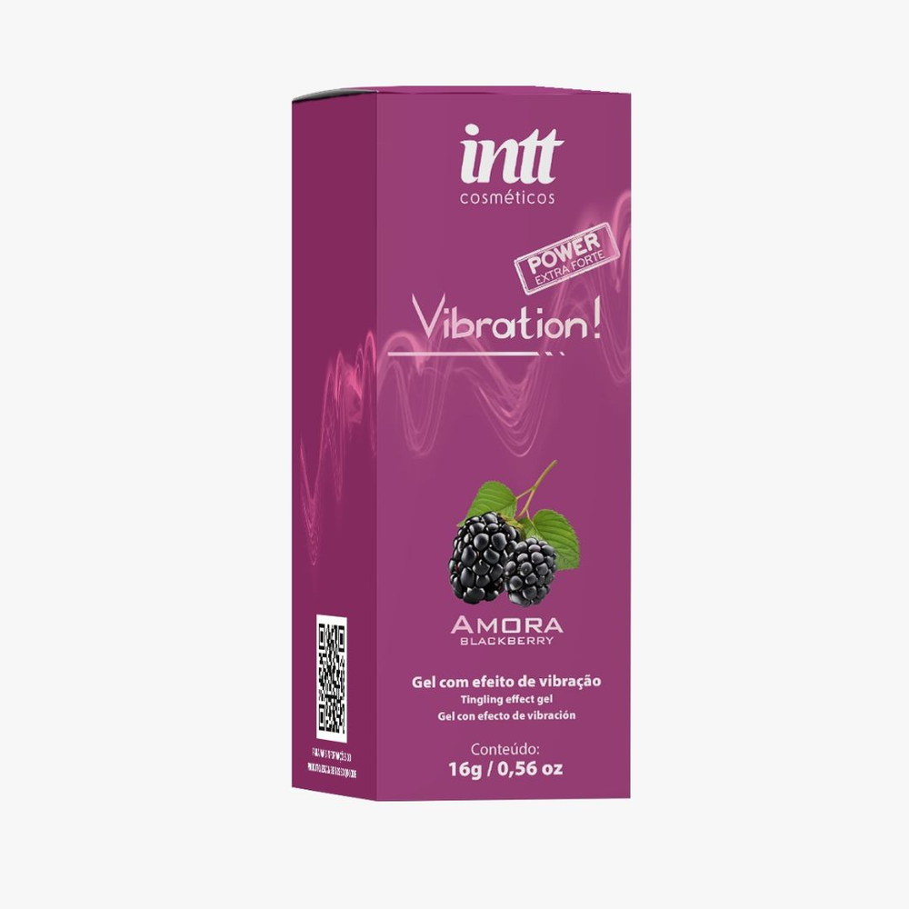 Vibration Amora Gel Para Massagem Efeito Vibração Extra Forte 16G Intt - Imagem 4
