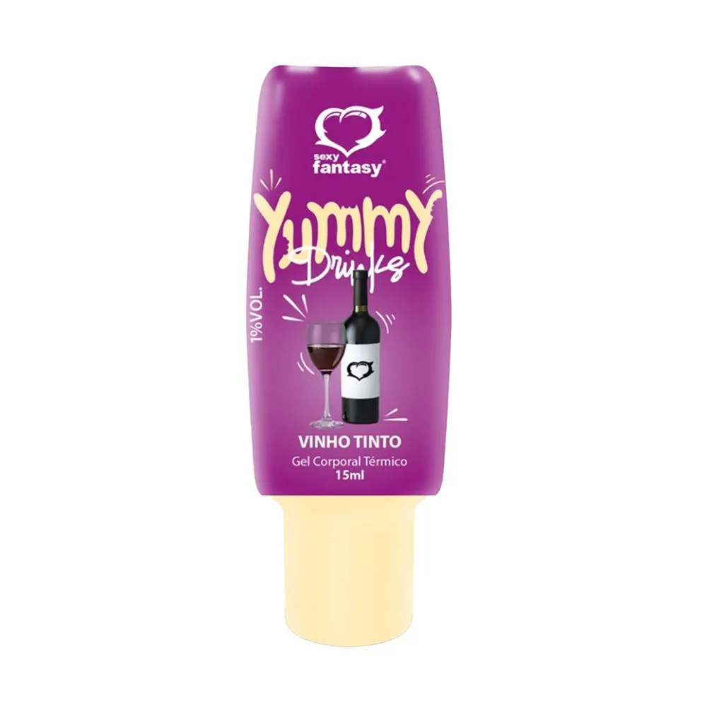 Yummy Drinks Gel Beijável 15 Ml Sexy Fantasy - Imagem 3